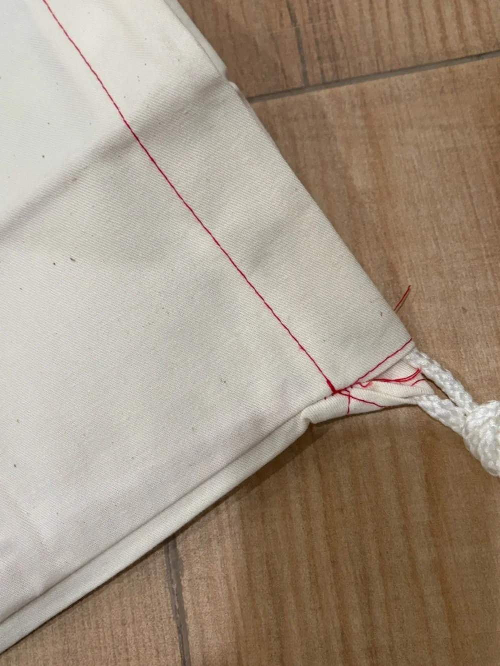 Vintage Doug Wilson Dirty Laundry Canvas Laundry Bag with Red Text 1980’s New